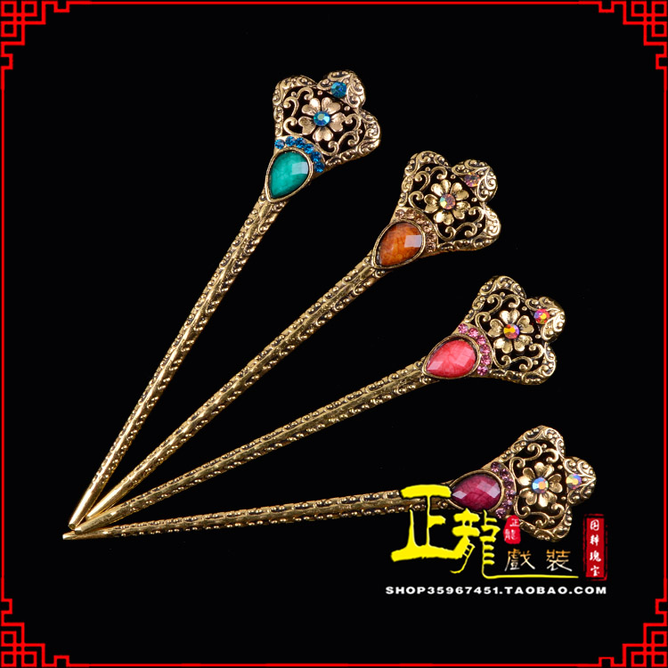 定州头饰老旦青衣员外夫人簪子 老旦发簪