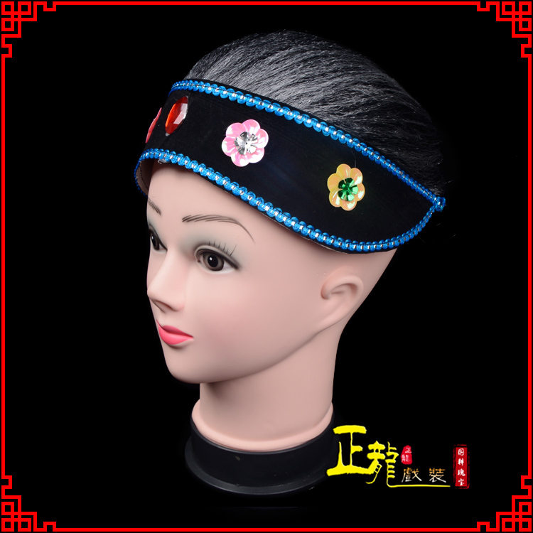 定州老旦媒婆穷老太婆假发套 老旦头套